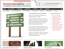Tablet Screenshot of lorenzosciadini.info